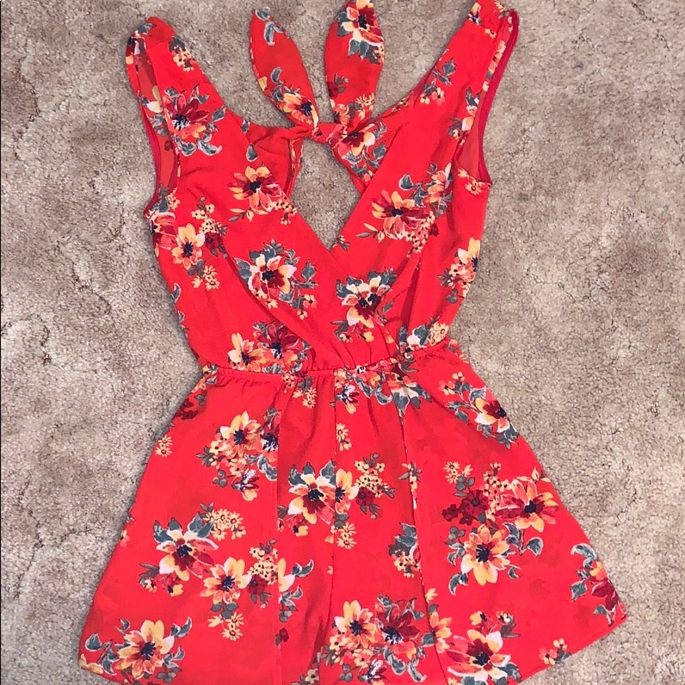 Flower Patterns Romper